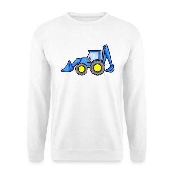 Chantier de chantier de dragage - Sweat-shirt Unisexe - blanc - Devant