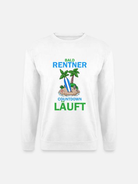 Bald Rentner - Unisex Pullover - Weiß
