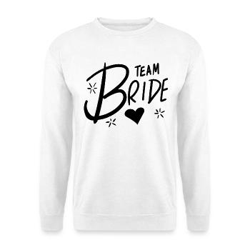 Team Bride - Sweat-shirt Unisexe - blanc - Devant