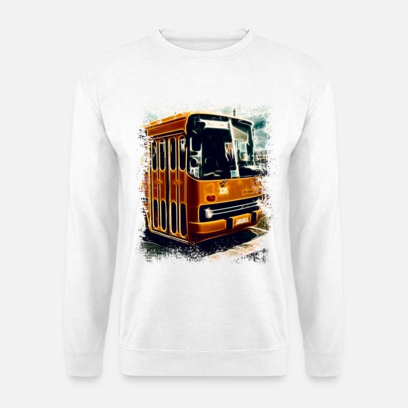 Vintage Ikarus Bus - Unisex Pullover - Weiß