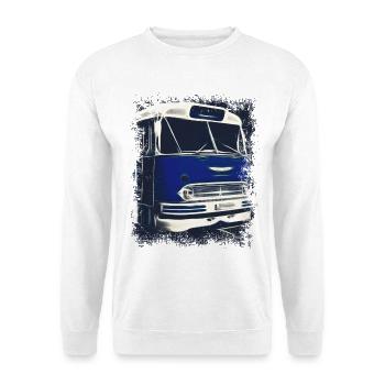 Autobus Ikarus 55 - Sweat-shirt Unisexe - blanc - Devant