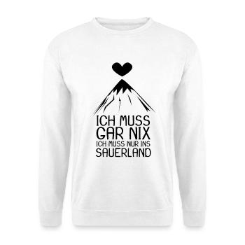 Sauerland Nordrhein-Westfalen - Unisex Pullover - Weiß - Vorne