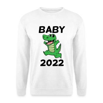 Baby 2022 - Neugeborenes 2022 Baby Geschenk - Unisex Pullover - Weiß - Vorne