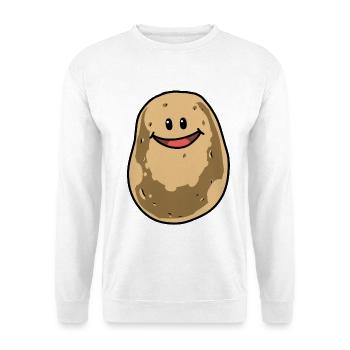 Potato Vegetables Potatoes Harvest gardening Garden - Unisex Sweatshirt - white - Front