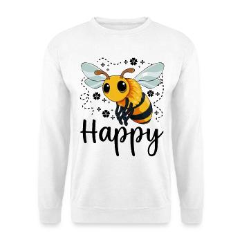 Colorful Honeybee Comic - Unisex Sweatshirt - white - Front