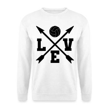 Volleyball - Unisex Sweatshirt - white - Front