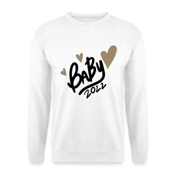 Baby 2022 - Neugeborenes 2022 - Unisex Pullover - Weiß - Vorne
