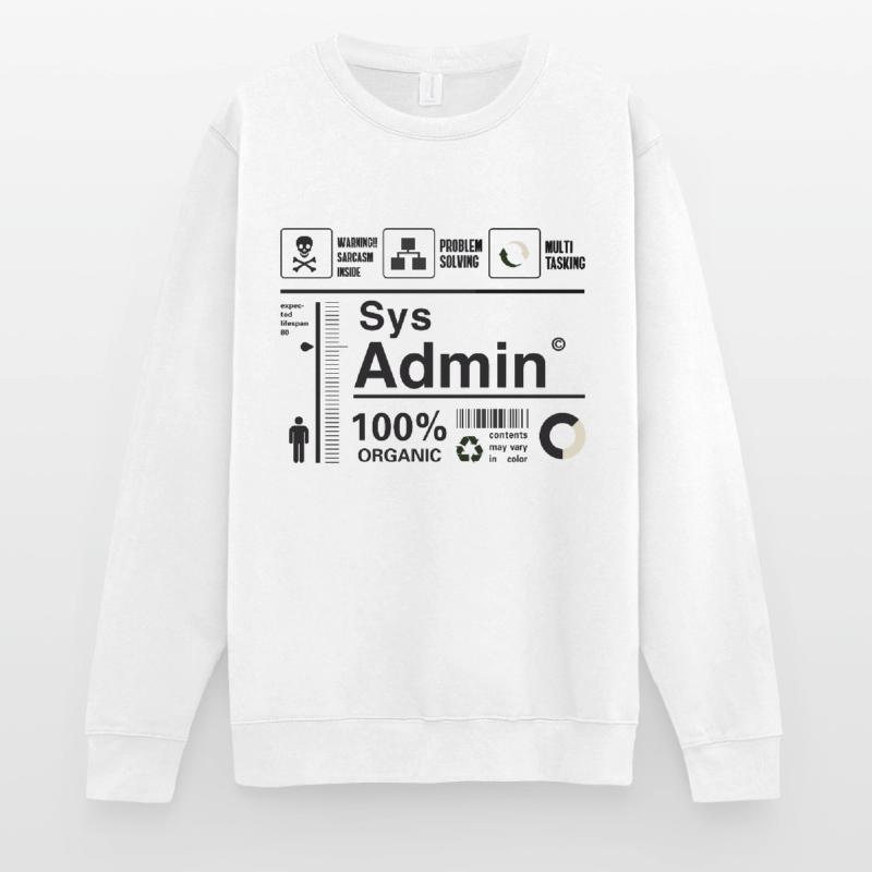sys admin Computer Nerd pc Kit programmer Humor lo Unisex Pullover