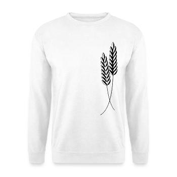 2 Ähren - Unisex Pullover - Weiß - Vorne