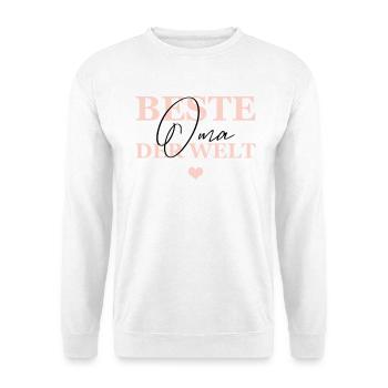 Beste Oma Der Welt - Unisex Pullover - Weiß - Vorne