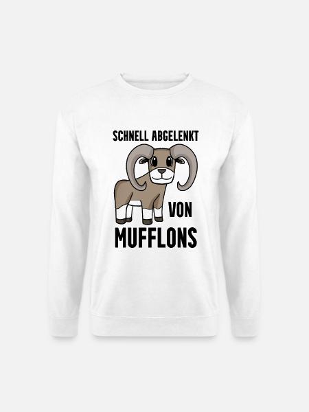 Mufflon Wildschaf - Unisex Pullover - Weiß