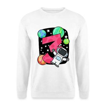 3 anniversaire garçon - 3 ans - J’ai 3 ans - Sweat-shirt Unisexe - blanc - Devant