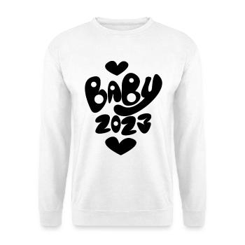 Baby 2023 - Unisex Pullover - Weiß - Vorne
