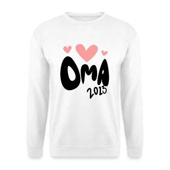 Oma 2023 - Werdende Oma 2023 - Unisex Pullover - Weiß - Vorne