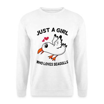 Seagull Dear Girls - Unisex Sweatshirt - white - Front