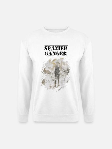Spaziergänger - Unisex Pullover - Weiß