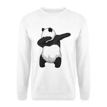Panda Hip Hop Tanz - Unisex Pullover - Weiß - Vorne