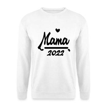 Mama 2022 - Werdende Mutter 2022 - Unisex Pullover - Weiß - Vorne