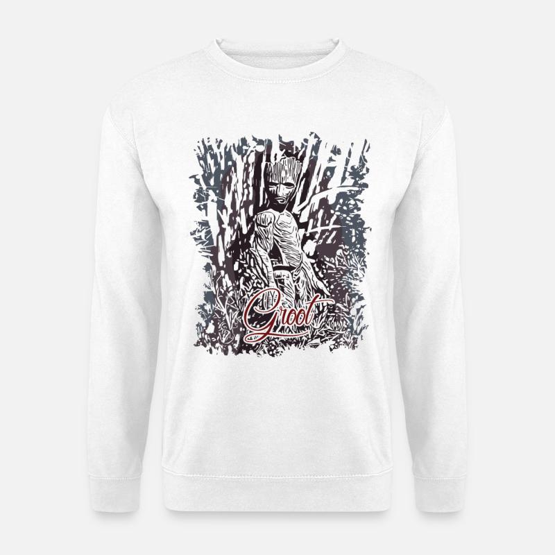 Wurzelmännlein Groot - Unisex Pullover - Weiß