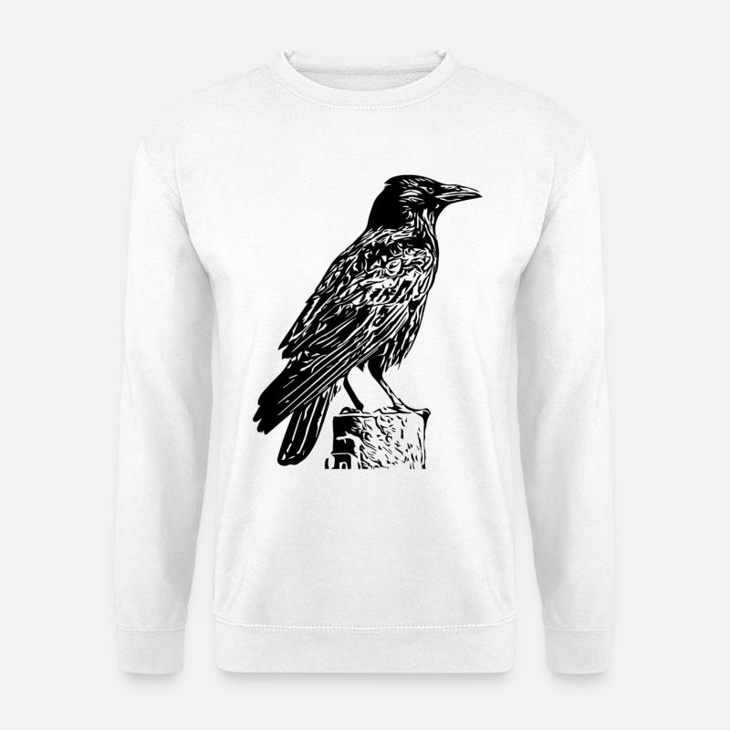 schwarzer Rabe - Unisex Pullover - Weiß