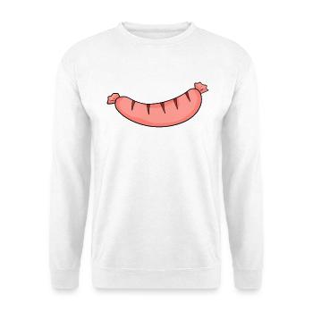 Sausage - Unisex Sweatshirt - white - Front