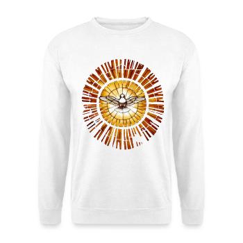 Friedenstaube Vintage - Unisex Pullover - Weiß - Vorne