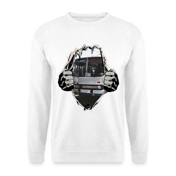 Ikarus Bus - Unisex Pullover - Weiß - Vorne
