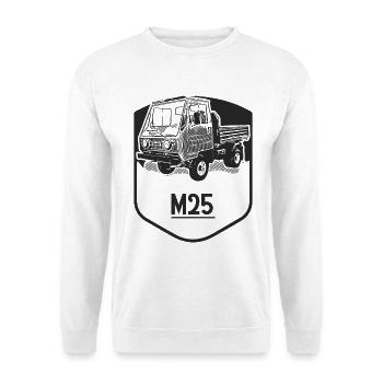 M25 Multicar - Sweat-shirt Unisexe - blanc - Devant