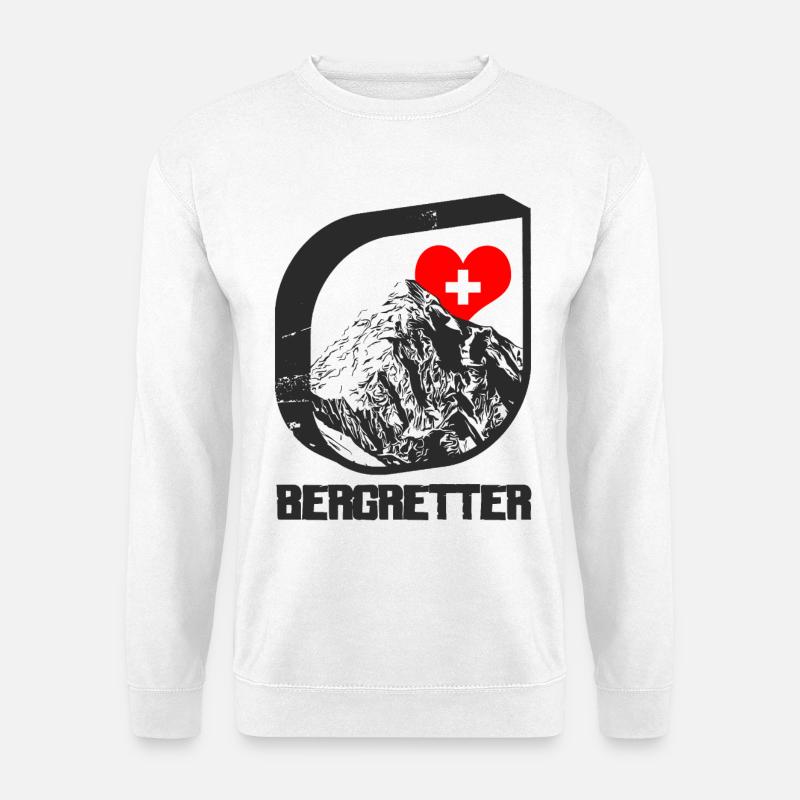 Bergretter - Unisex Pullover - Weiß