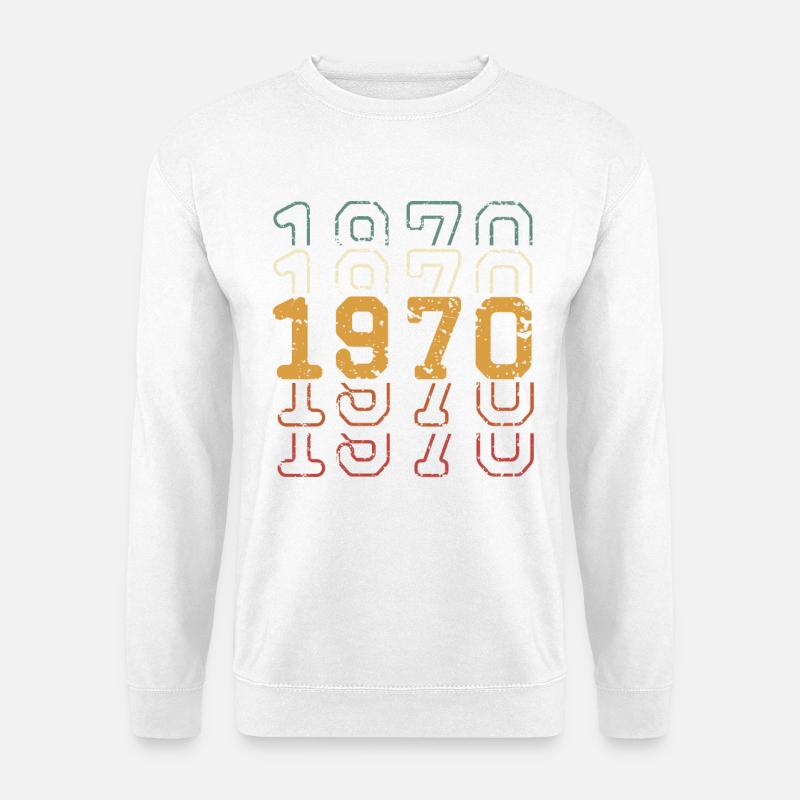 1970 - Unisex Pullover - Weiß