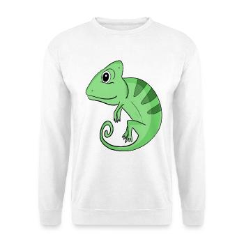 Caméléon - Sweat-shirt Unisexe - blanc - Devant