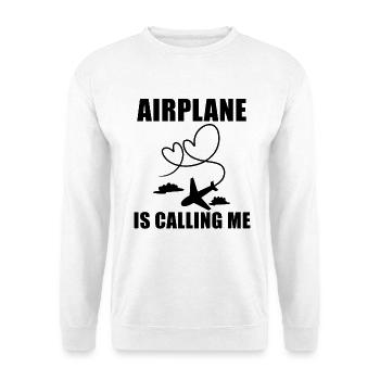 Airplane Pilot Saying Gift - Unisex Sweatshirt - white - Front