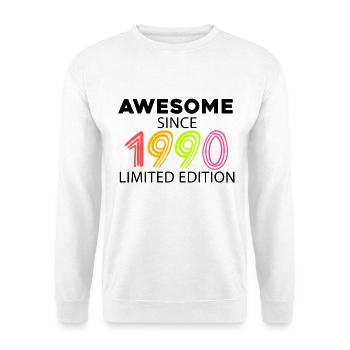 Fantastic since 1990 - born in 1990 - Unisex Sweatshirt - white - Front