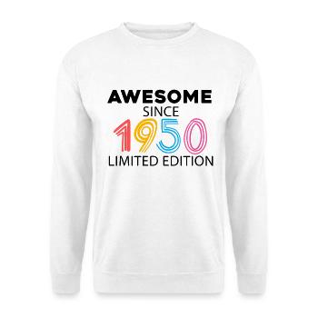 Fantastic since 1950 - born in 1950 - Unisex Sweatshirt - white - Front