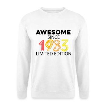 Fantastic since 1983 - born in 1983 - Unisex Sweatshirt - white - Front
