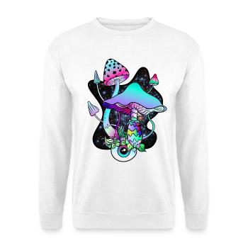 Magic Mushroom Eye Psychedelic Mushroom Art - Unisex Sweatshirt - white - Front