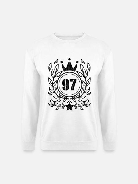 97 - Année de naissance Année de naissance 1997 - Sweat-shirt Unisexe - blanc