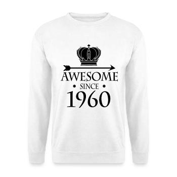 Born in 1960 - Fantastic since 1960 - Unisex Sweatshirt - white - Front