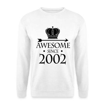 Born in 2002 - Fantastic since 2002 - Unisex Sweatshirt - white - Front
