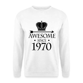 Jahrgang 1970 - Fantastisch seit 1970 - Unisex Pullover - Weiß - Vorne
