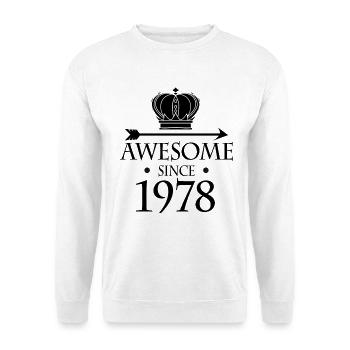 Jahrgang 1978 - Fantastisch seit 1978 - Unisex Pullover - Weiß - Vorne