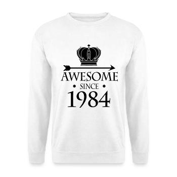 Born in 1984 - Fantastic since 1984 - Unisex Sweatshirt - white - Front