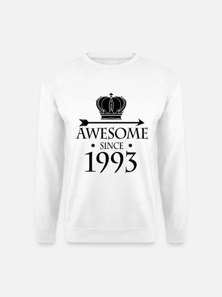 Jahrgang 1993 - Fantastisch seit 1993 - Unisex Pullover - Weiß
