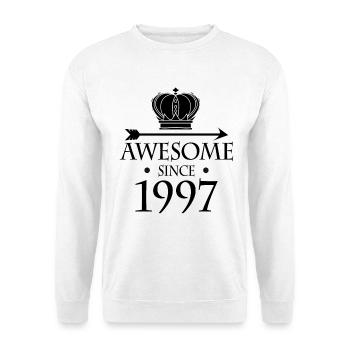 Born in 1997 - Fantastic since 1997 - Unisex Sweatshirt - white - Front