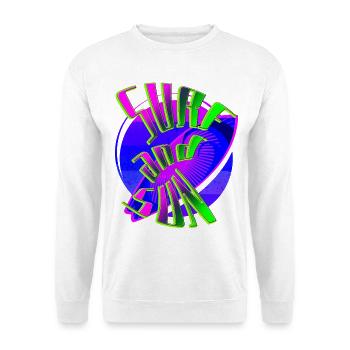 Surfen und Sonne - Surfbrett - Unisex Pullover - Weiß - Vorne