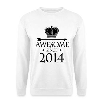 Millésime 2014 - Fantastique depuis 2014 - Sweat-shirt Unisexe - blanc - Devant