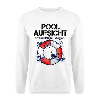 Aufsicht Rettungsschwimmer - Unisex Pullover - Weiß - Vorne