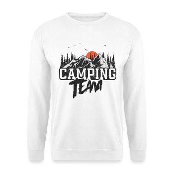 Camping Team Camper Campen - Unisex Sweatshirt - white - Front