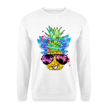 Pineapple Art - Unisex Sweatshirt - white - Front