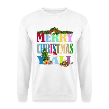 Joyeux Noël à tous Dire - Sweat-shirt Unisexe - blanc - Devant